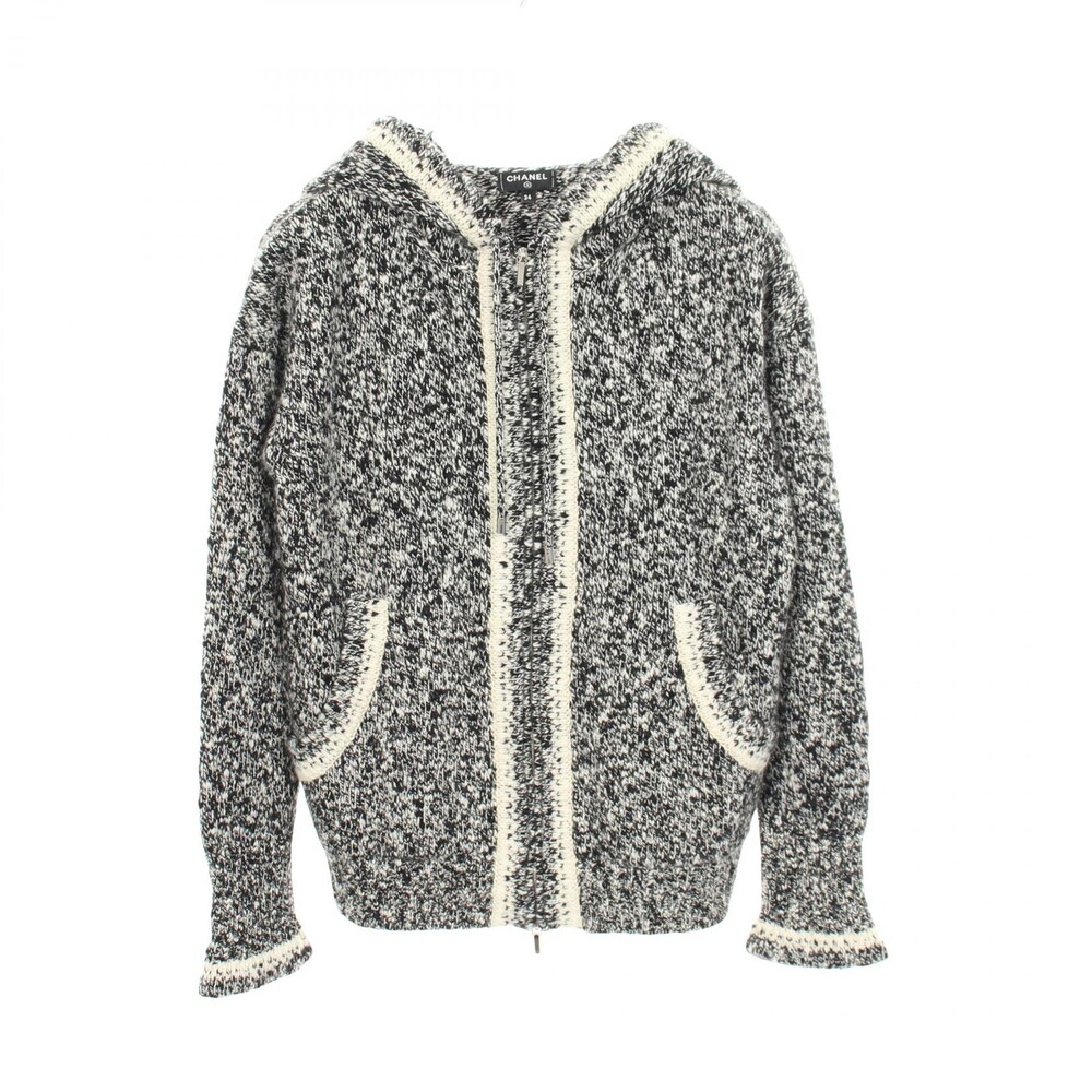 Chanel Knitwear Hoodie Cashmere Black #297122C12B